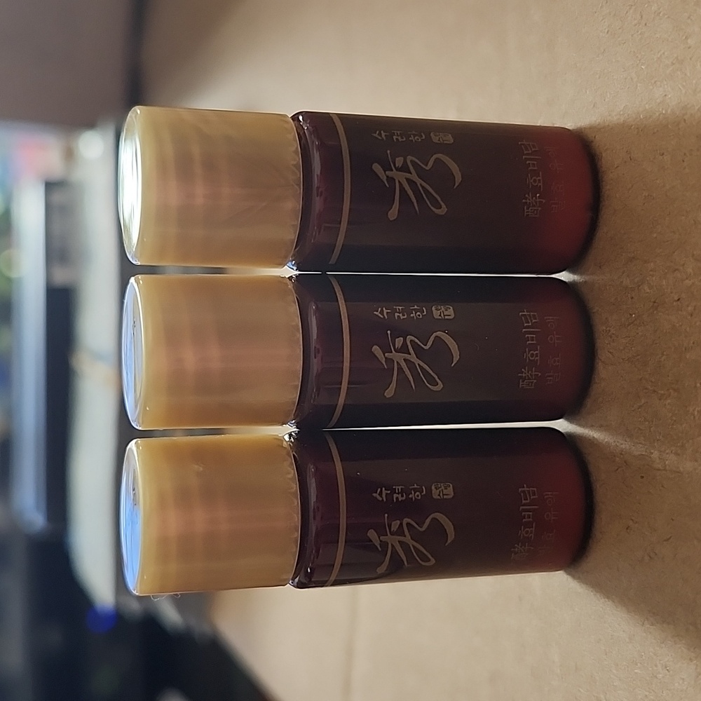 BUNDLE 3 sample bottles!! Sooryehan Hyobidam Fermented Toner (? fl. oz.)